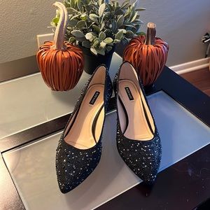 Alex Marie sparkle kitten heel pumps
